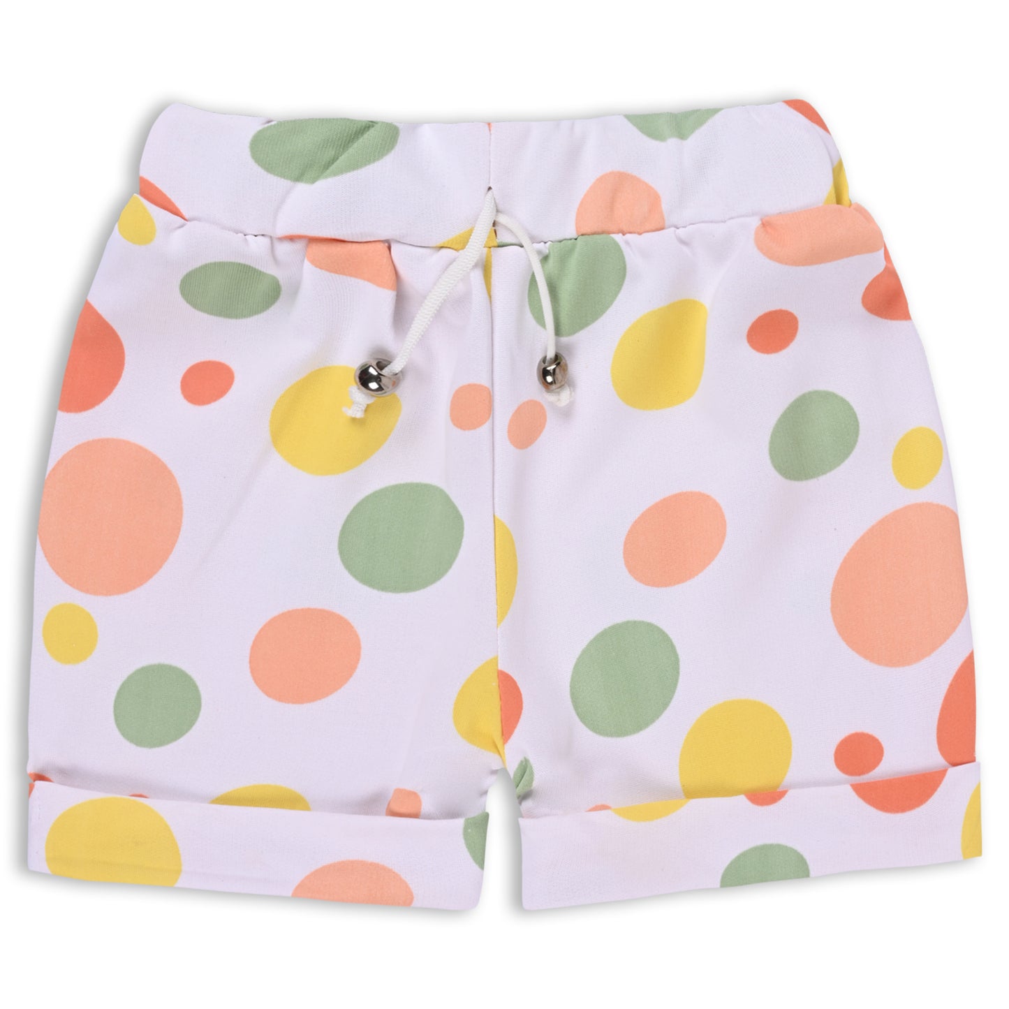 Girls Polka Print Top and Shorts Clothing Set