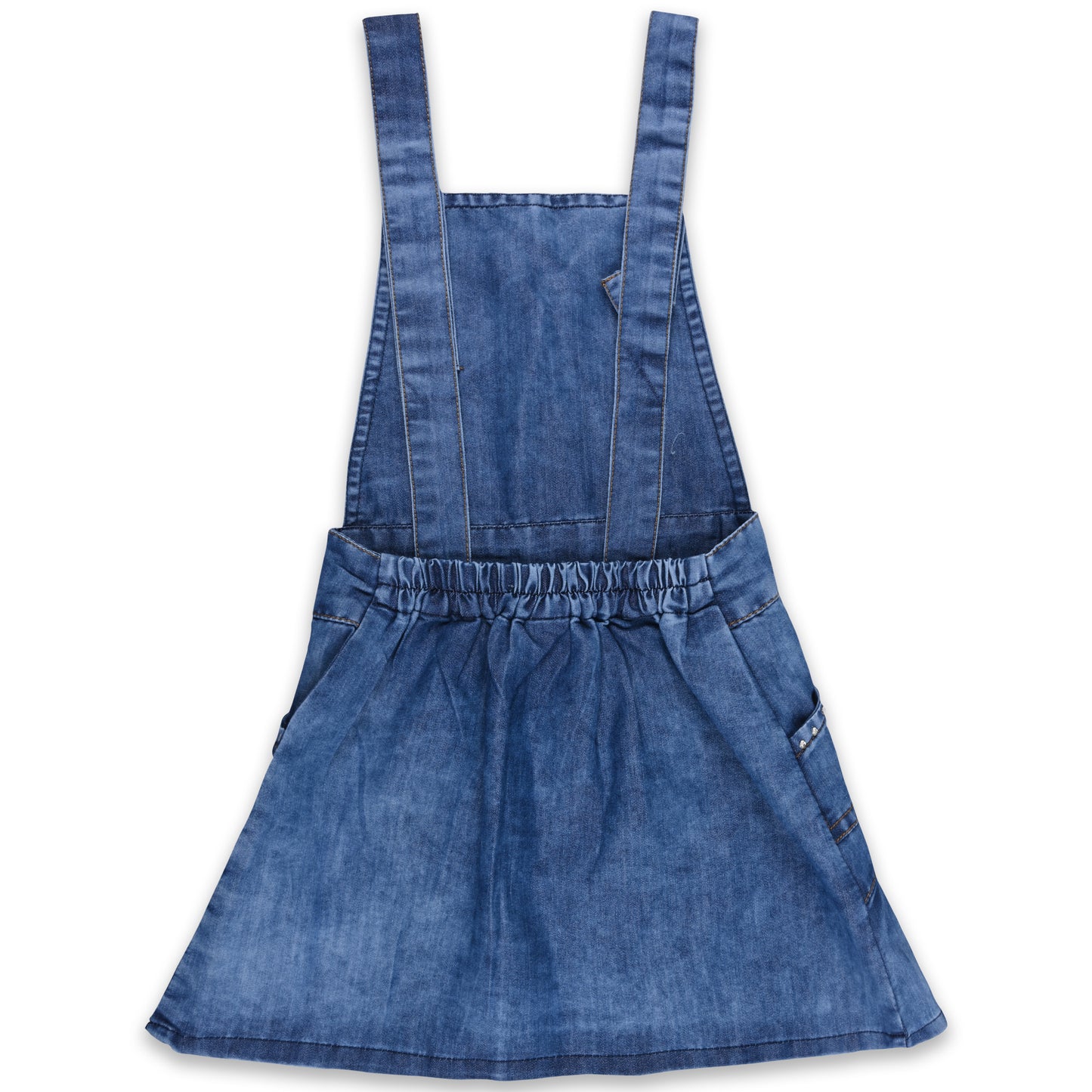 Girls Solid Top and Shorts Clothing Set