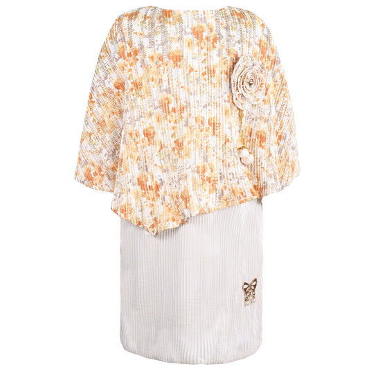 Girls Kimono Sleeve Fit and Flare Frock Dress - Wish Karo - photo 1