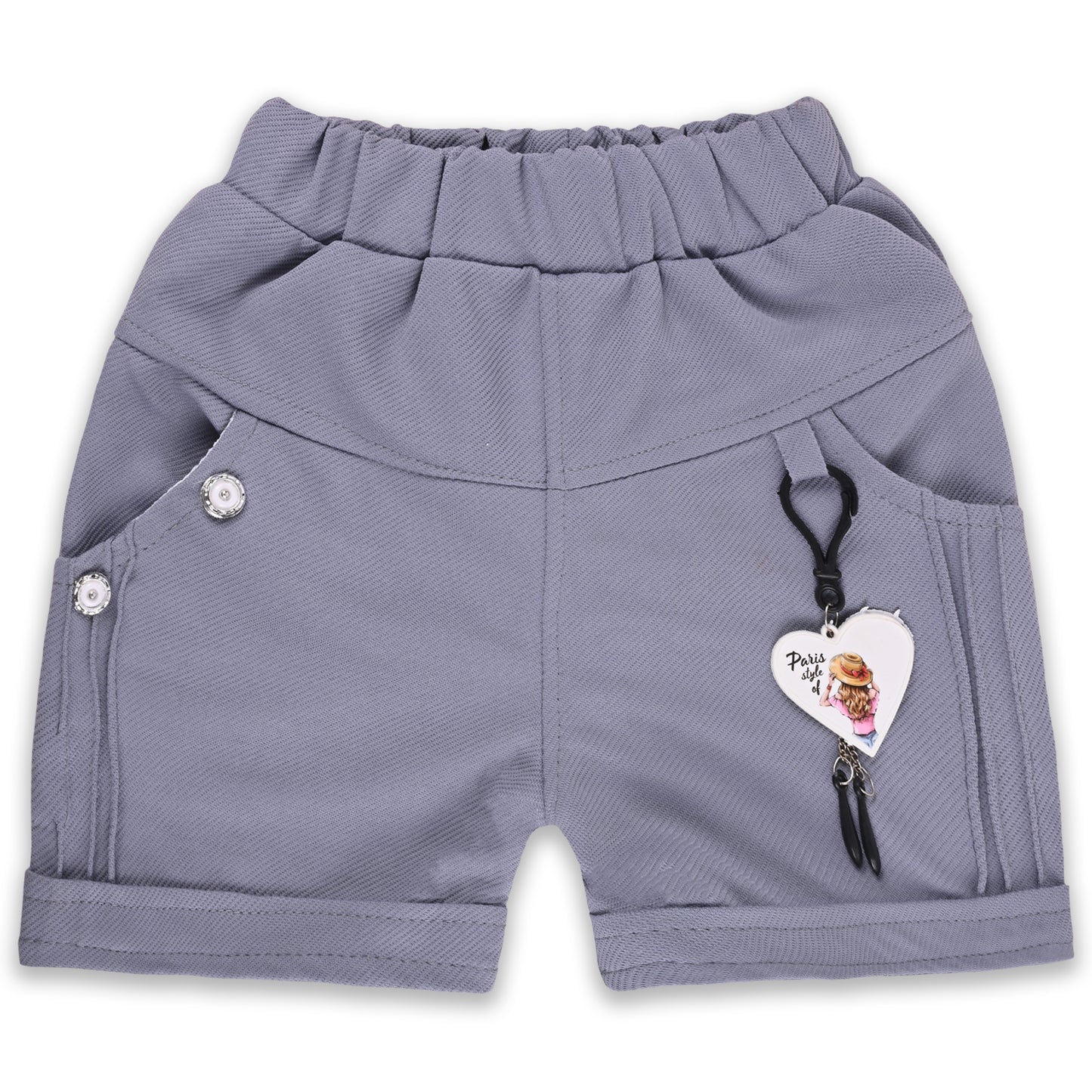 Baby Girls Printed Top and Shorts Clothing Set