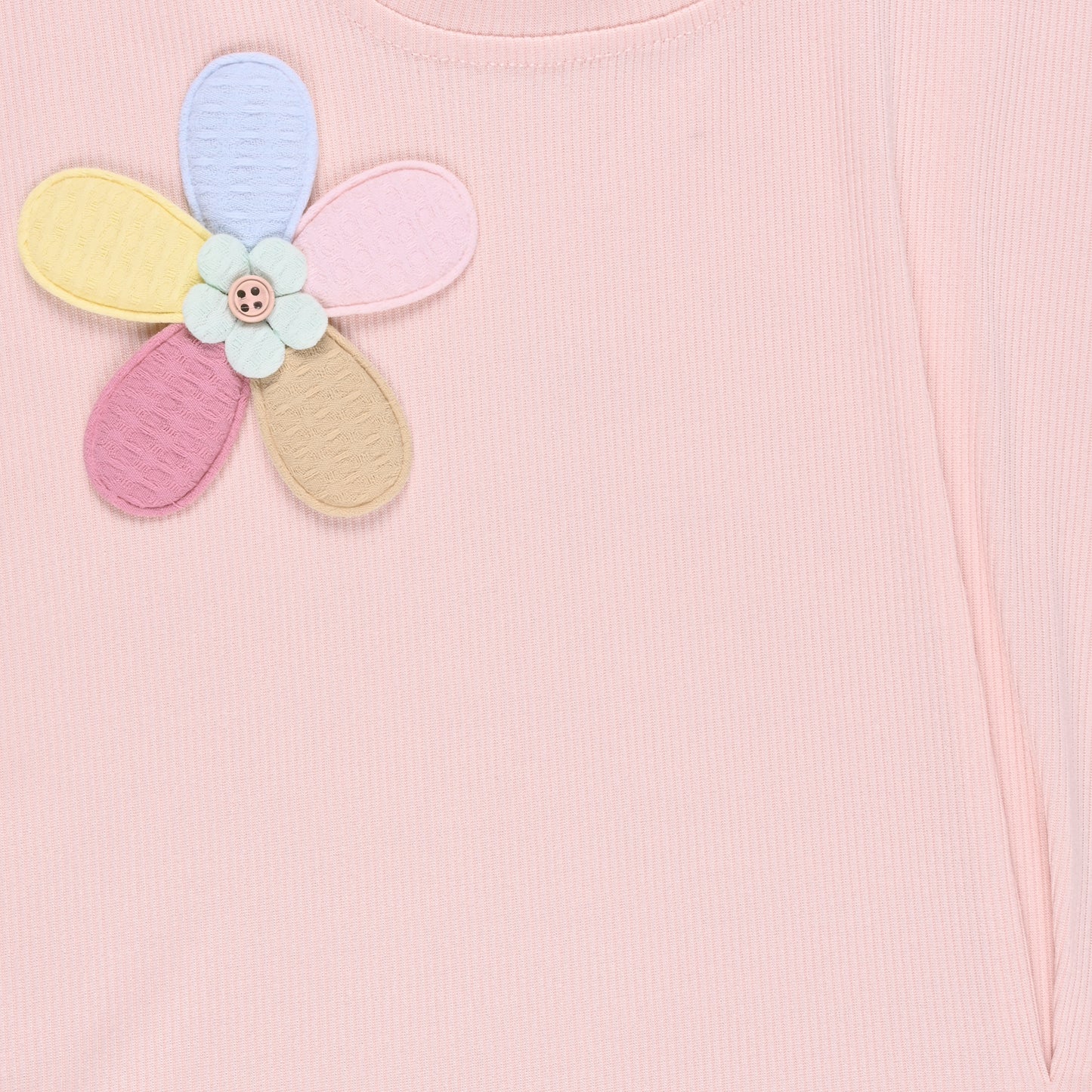 Girls Patchwork Designed T-Shirt
