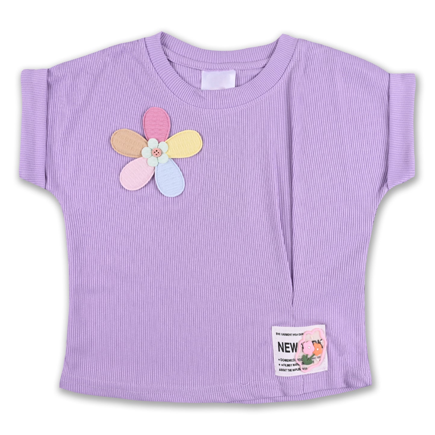 Girls Patchwork Designed T-Shirt