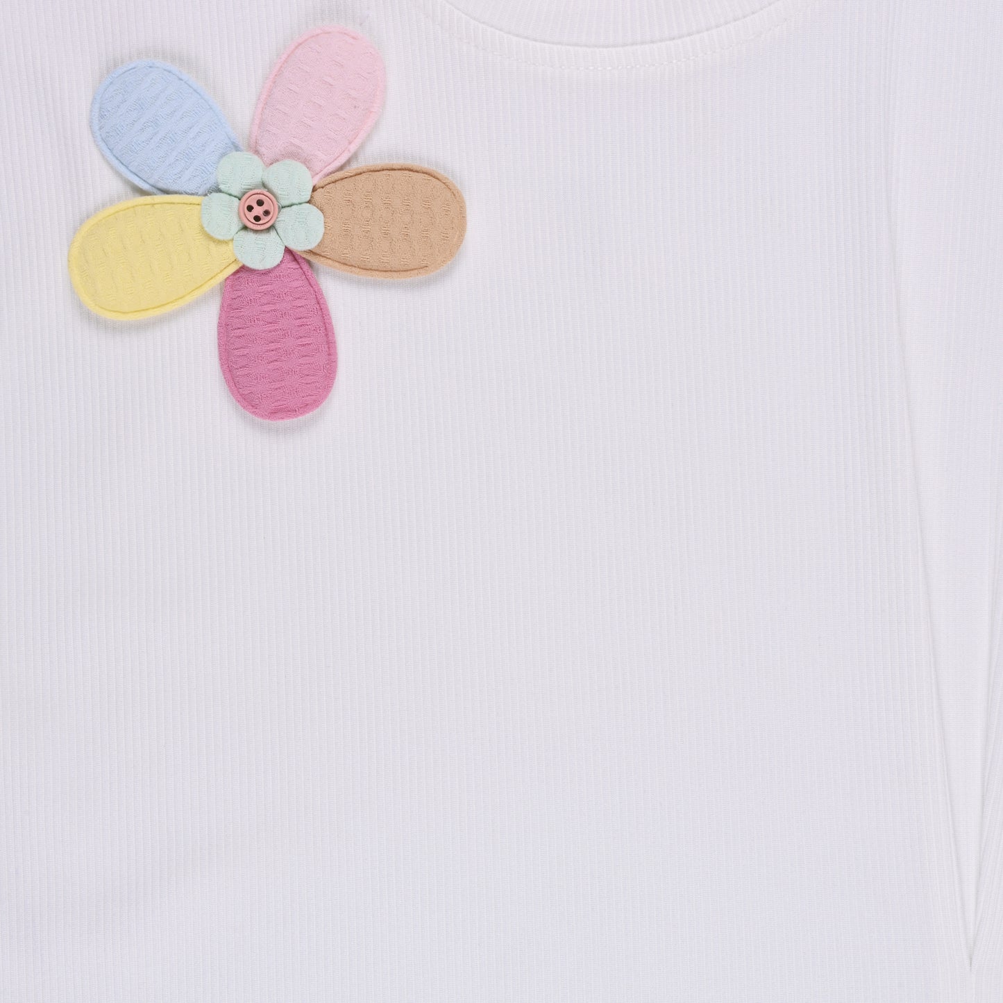 Girls Patchwork Designed T-Shirt