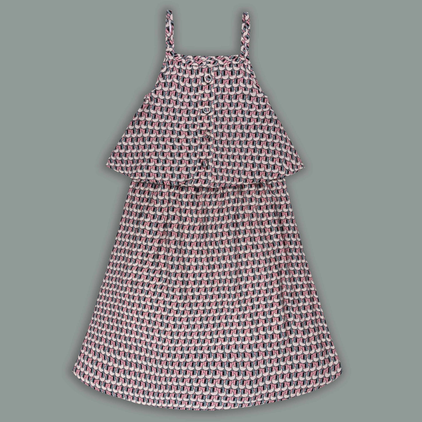 Girls Printed Short Sleeve T-Shirt and Dress