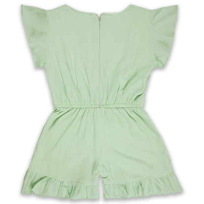 Girls Printed Cap Sleeve Fit and Flare Dress