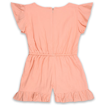 Girls Printed Cap Sleeve Fit and Flare Dress