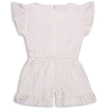 Girls Printed Cap Sleeve Fit and Flare Dress