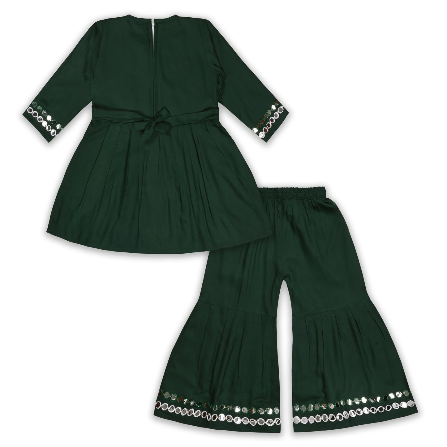 Elegant Rayon Ethnic Kurti Set with Sharara