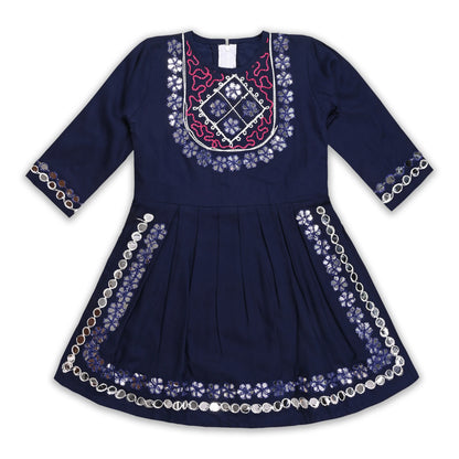 Elegant Rayon Ethnic Kurti Set with Sharara