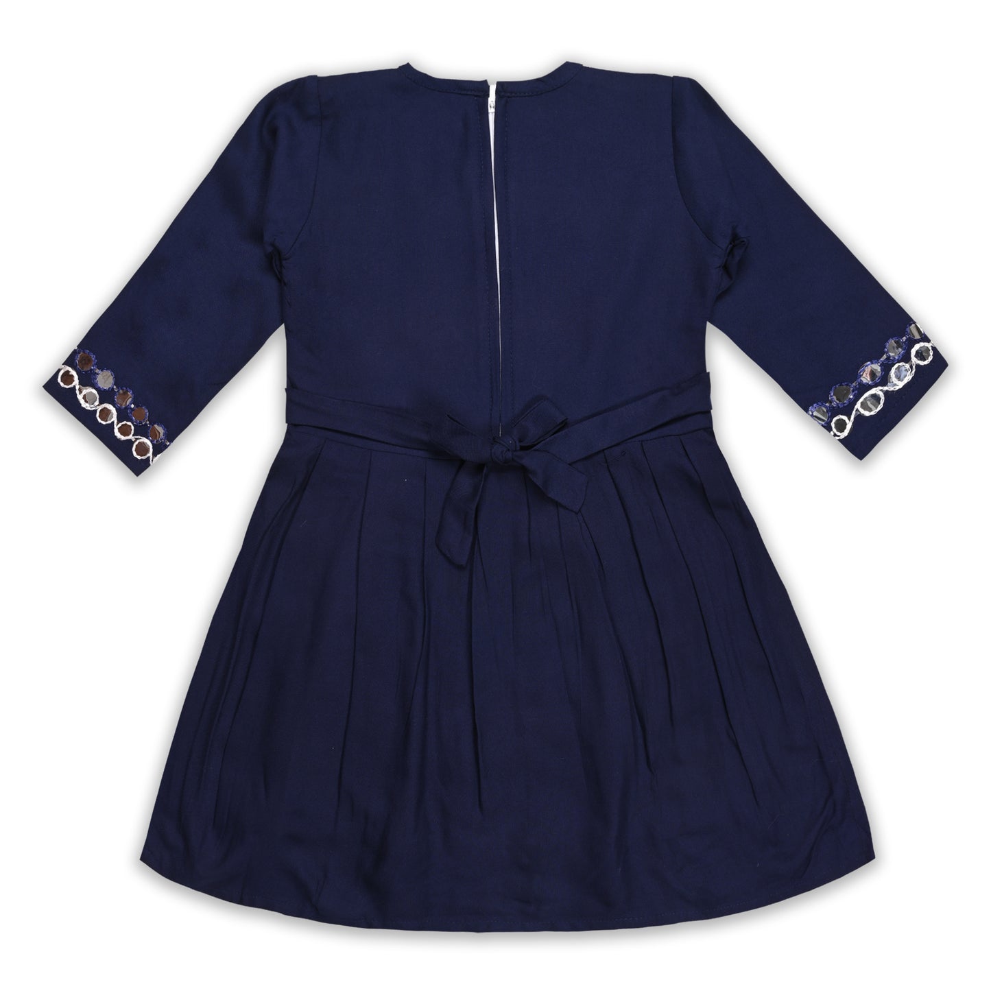 Girls Satin Kurti with Sharara Pants Set
