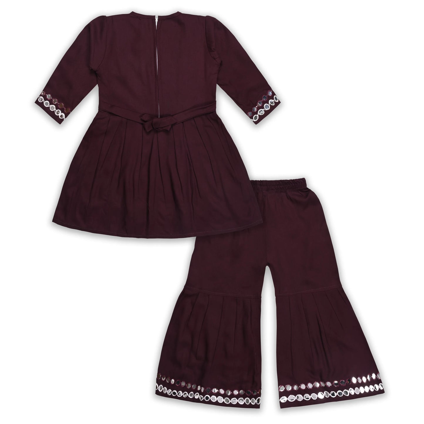 Elegant Rayon Ethnic Kurti Set with Sharara