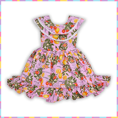 Buy Premium Pink Baby Girls Cotton Summer Dress Online