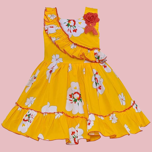 Baby Girls Cotton Frock Causal Dress