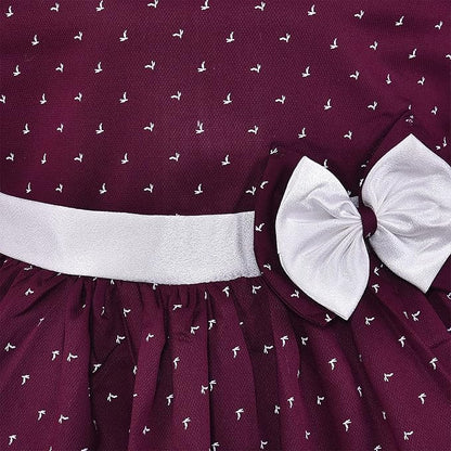 Girls Graphic Printed Fit and Flare Dress
