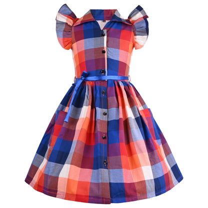 Girls Cotton Summer Dress