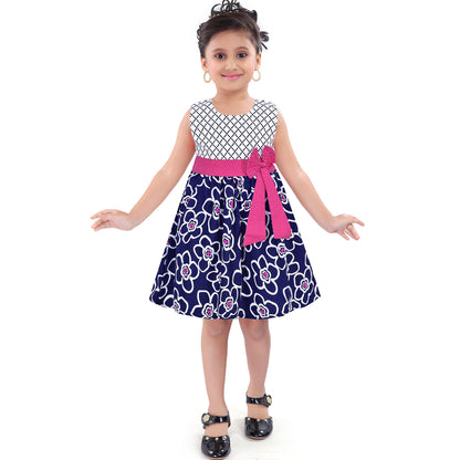 Wish Karo Girls' Knee Length Dress