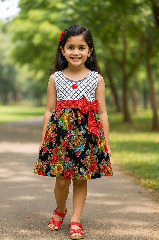 Wish Karo Kids Cotton Dress Frock (ctn80rd)