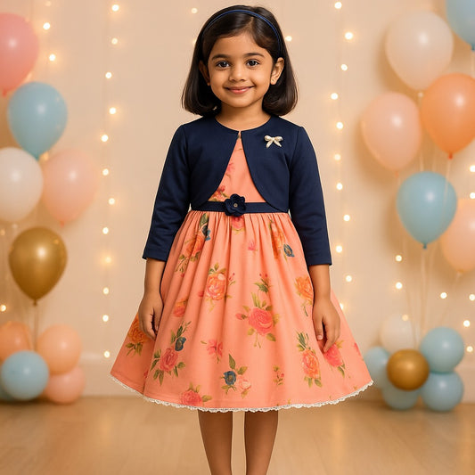 Girls Midi/Knee Length Party Dress