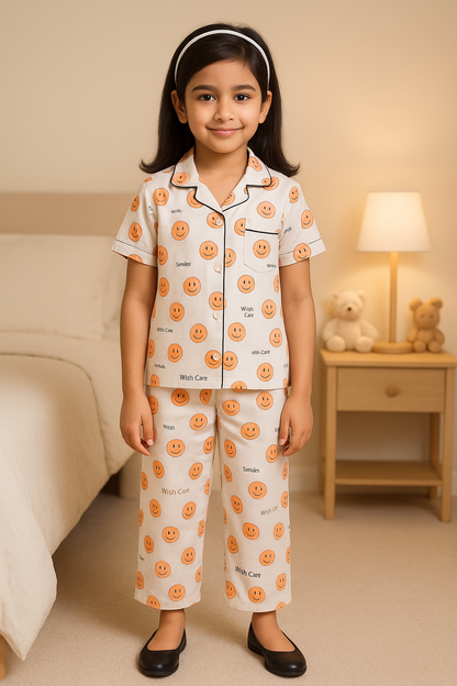 Wish Karo Cotton Sleepwear for Boys & Girls-(ND21ylw)
