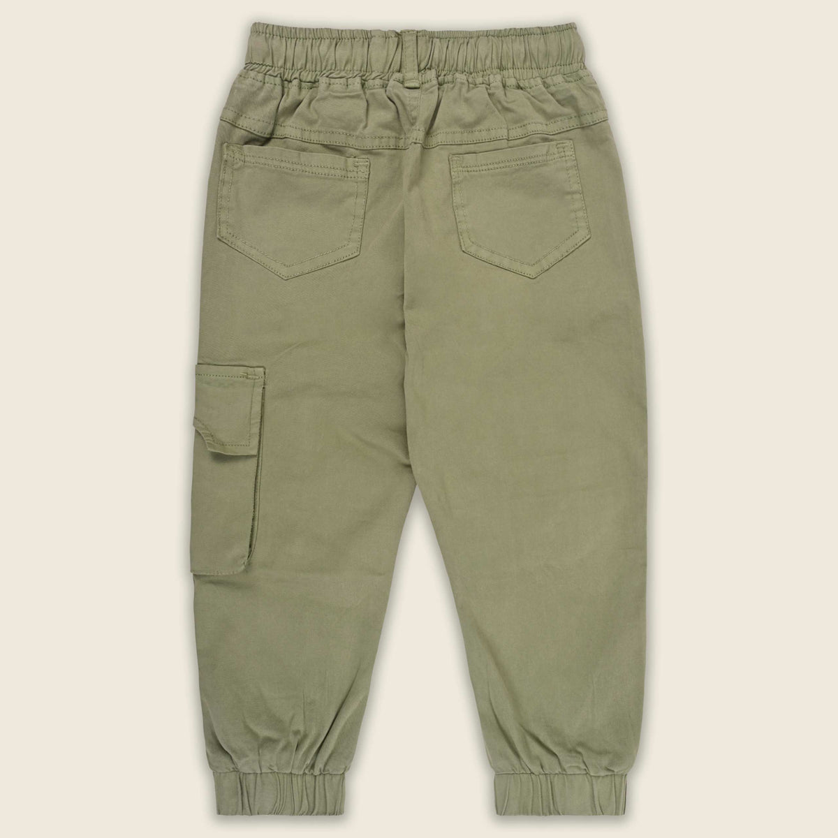 Boys Cotton Denim Cargo Joggers â€“ Printed Pants