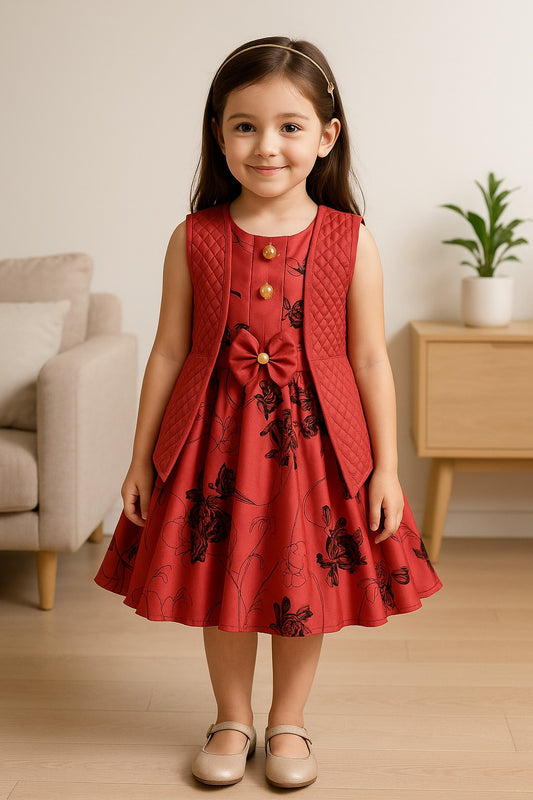 Wish Karo Baby Girls Partywear Frocks Dress For Girls (fe2792t)