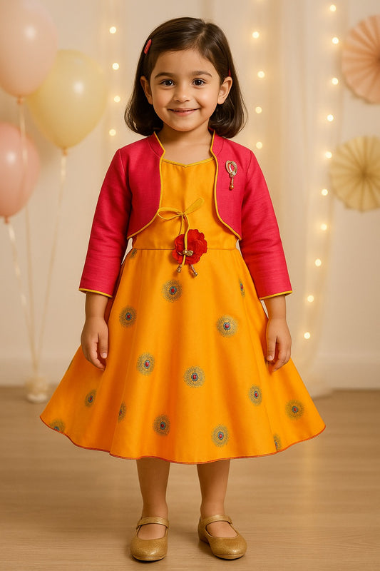 Baby Girls Dress with Jacket