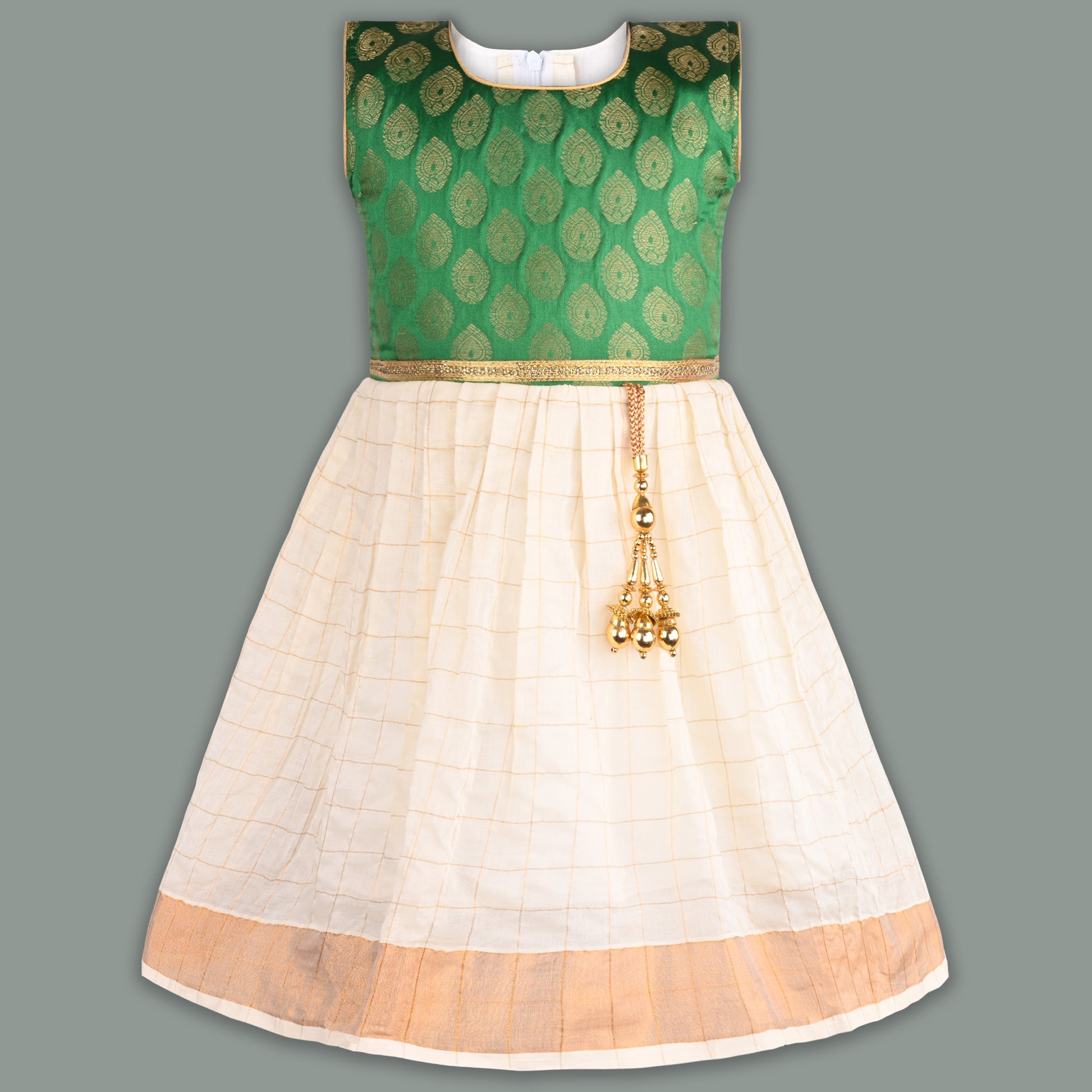 Buy Premium Onam Dress for Baby Girl Online | Girls Onam Dress