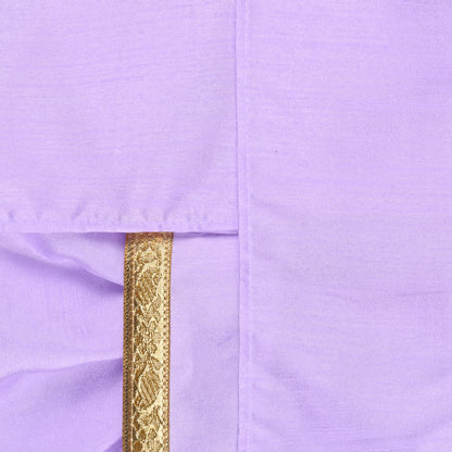 Boys Traditional Art Silk Kurta and Dhoti Set â€“ Gold Detailing