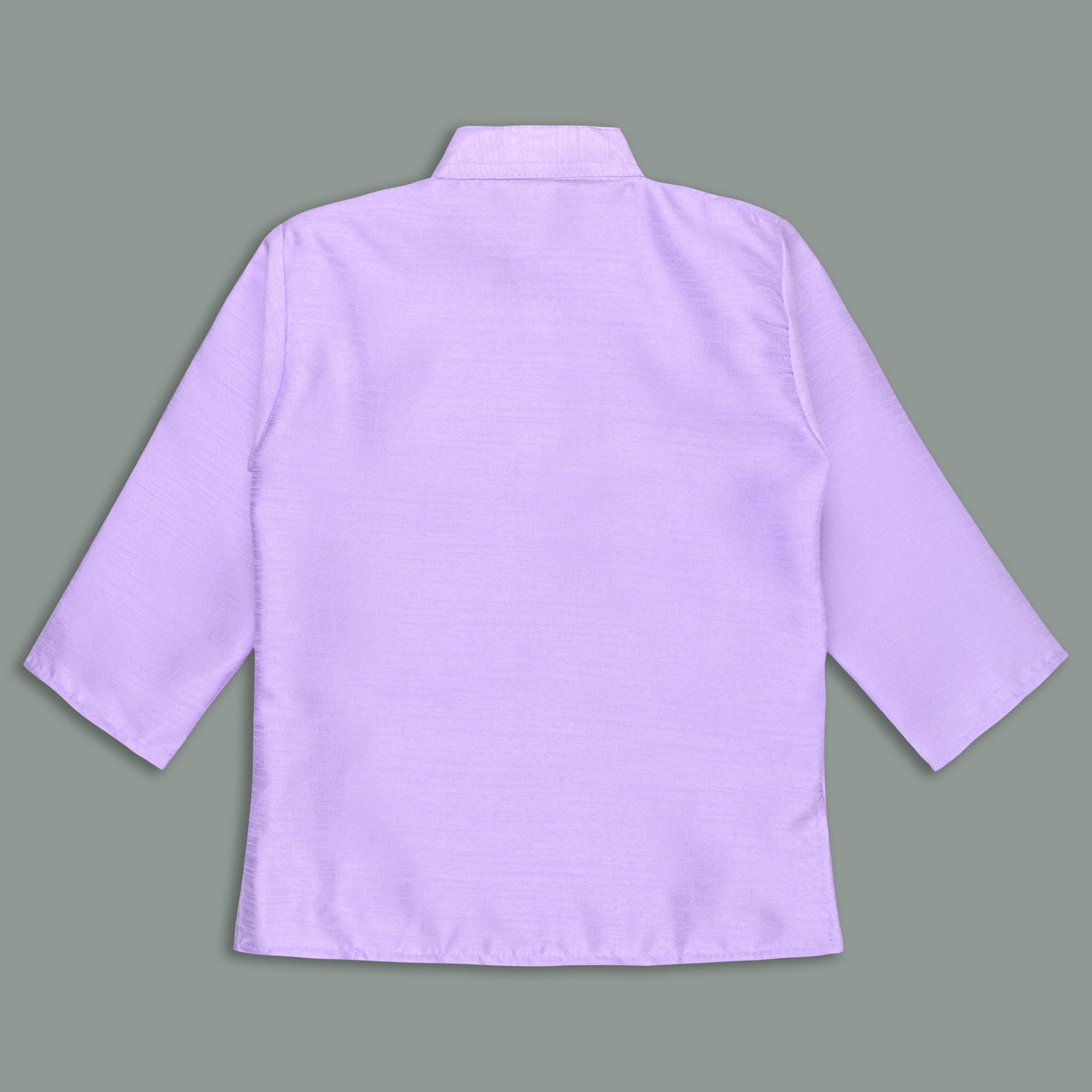 Boys Traditional Art Silk Kurta and Dhoti Set â€“ Gold Detailing