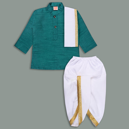 Boys Traditional Kurta & Dhoti Set