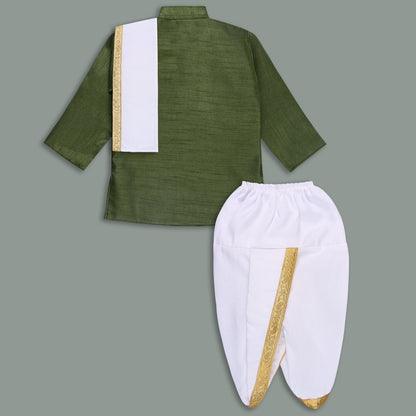 Boys Traditional Kurta & Dhoti Set