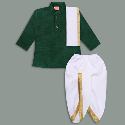 Boys Traditional Kurta & Dhoti Set