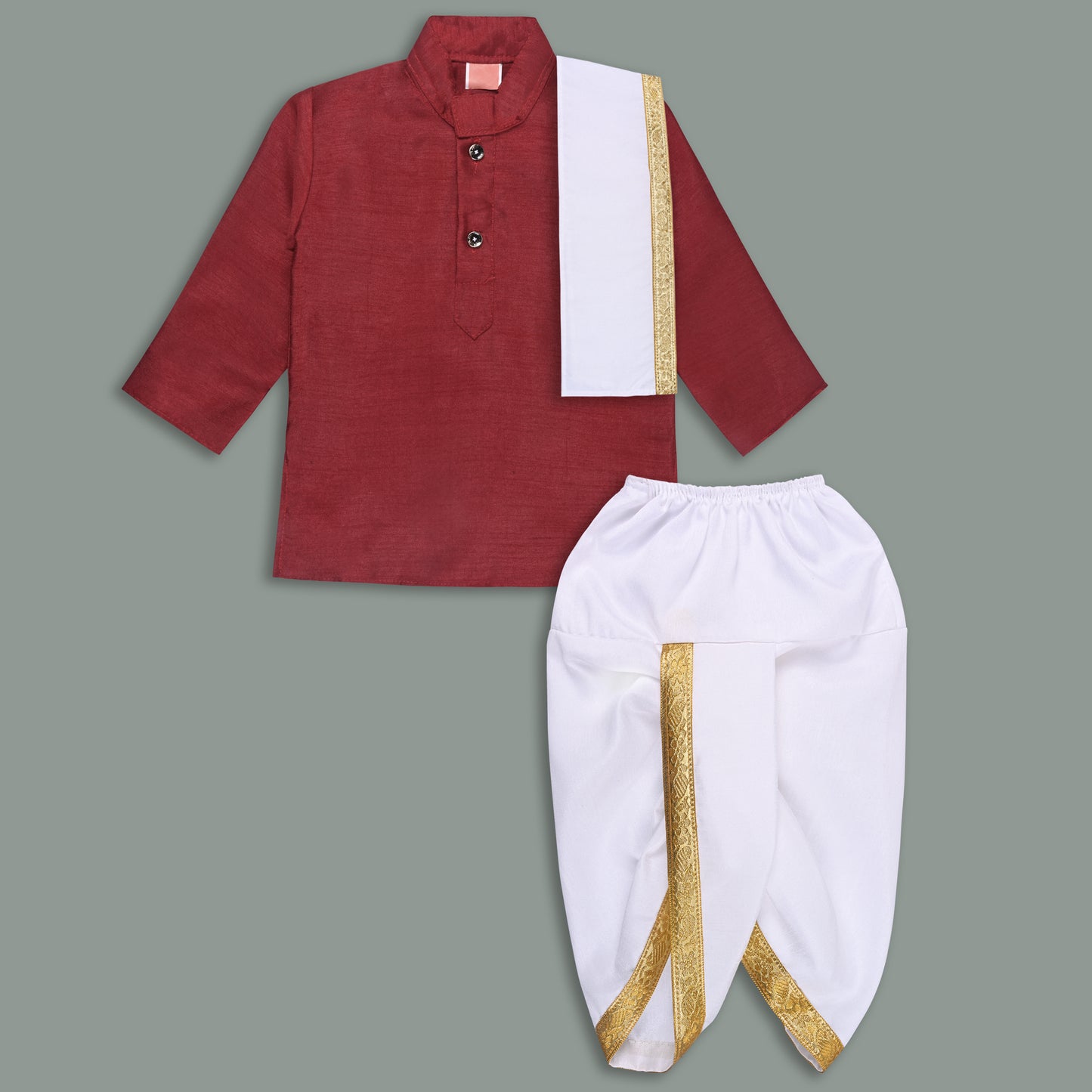 Boys Traditional Kurta & Dhoti Set