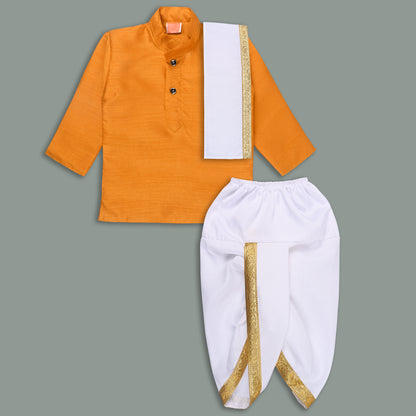 Boys Traditional Kurta & Dhoti Set