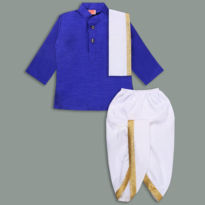 Boys Traditional Kurta & Dhoti Set