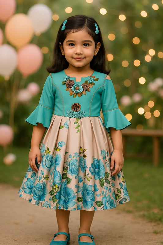 Baby Girls Party Wear Frock Birthday Dress For Girls fe2682sg