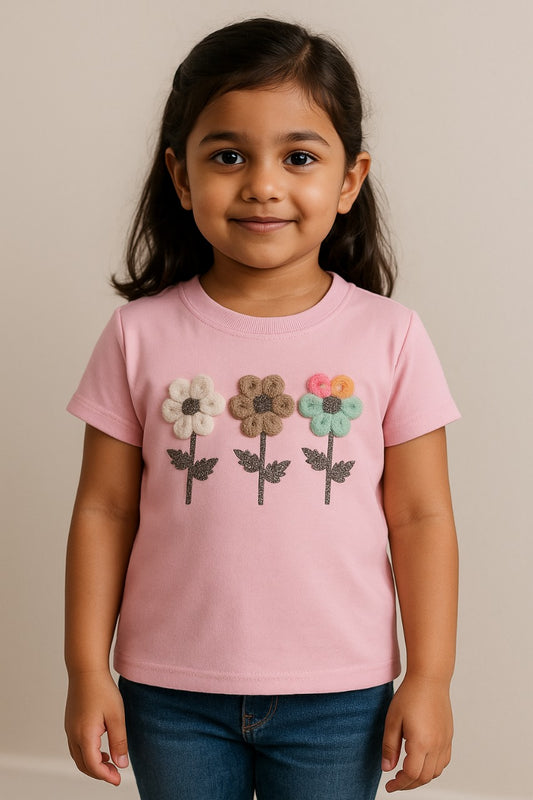 Girls Embroidered T-Shirt