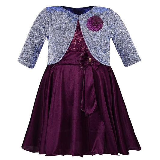 Wish Karo Baby Girls Frocks Dress-(fe2644pplJKTBLUS)