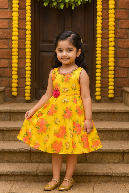 Wish Karo Baby Girls Partywear Frocks Dress For Girls (fe2760y)