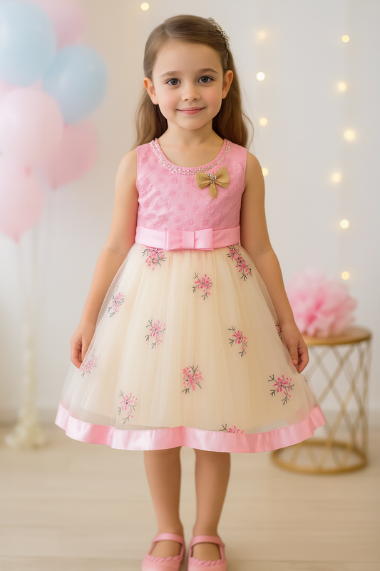 Girls Midi/Knee Length Party Dress