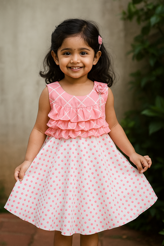 Baby Girls Dress Frock-fe2813pch