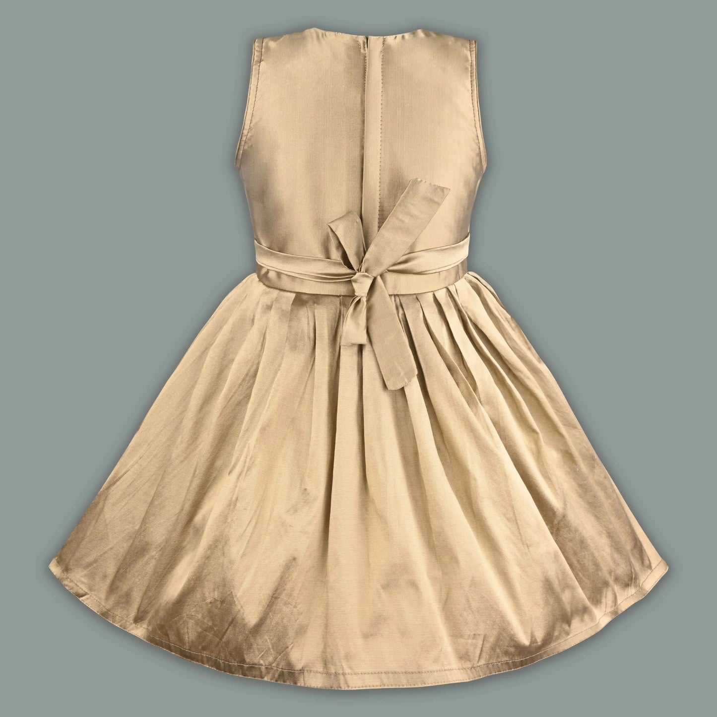 Baby Girls Silk Embroidered Ethnic Frock Dress