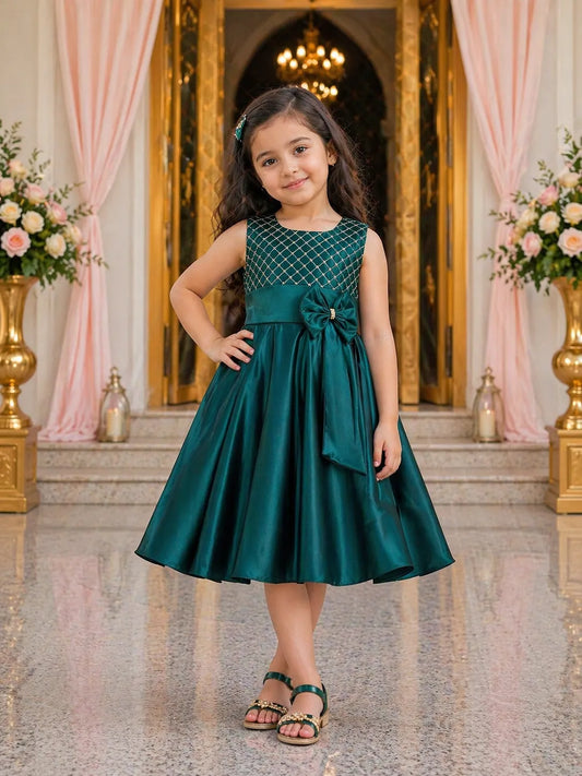 Girls Embroidered Ethnic Dress