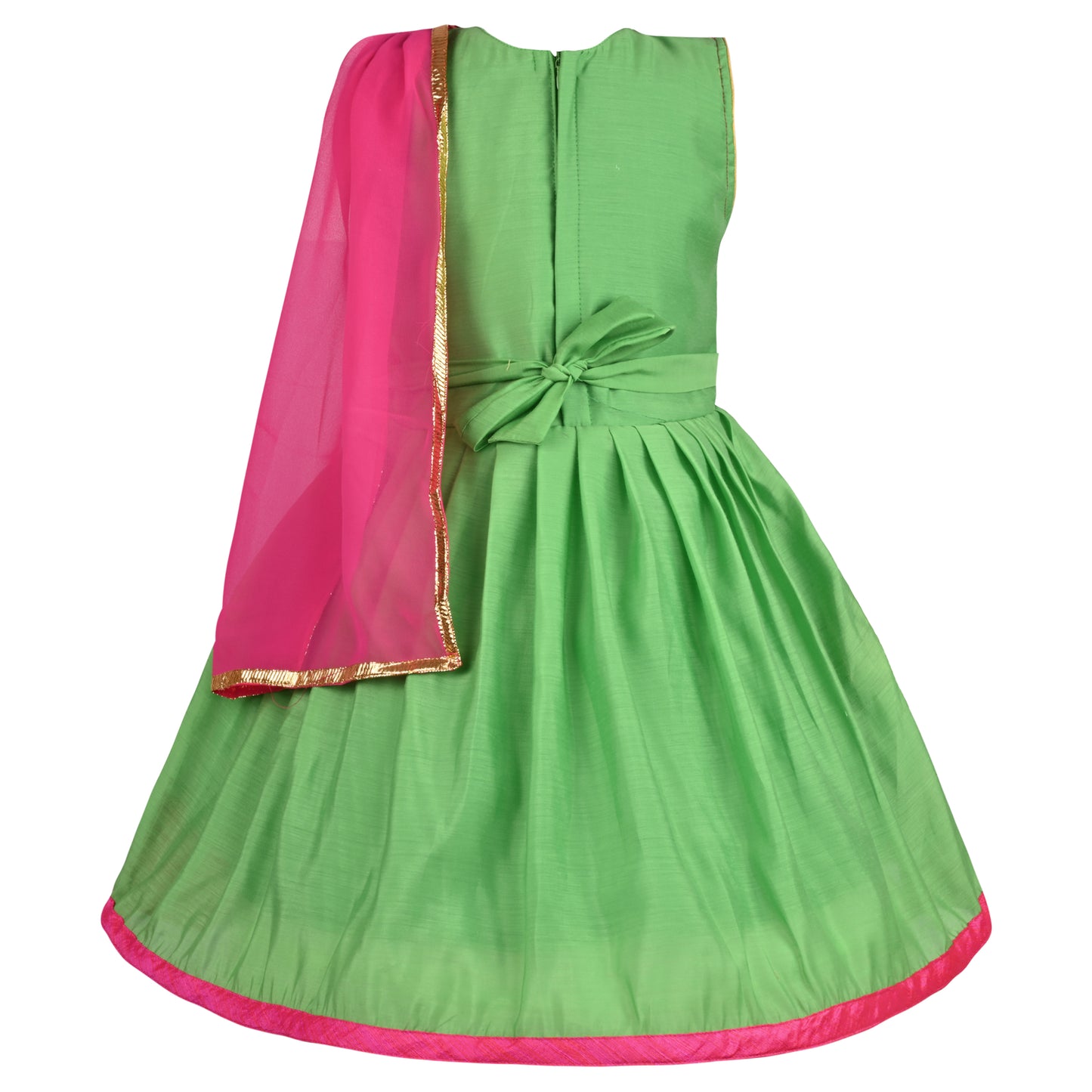 Girls Embroidered Ethnic Half saree dress