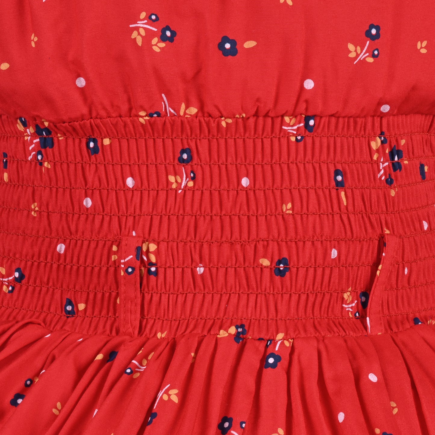 Girls Floral Printed Rayon Summer Dress