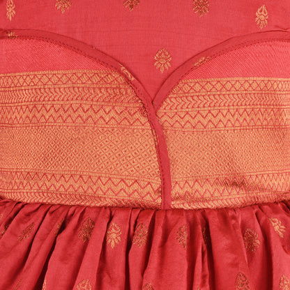 Buy Premium Baby Girls Ethnic Silk Pattu Pavadai Dress
