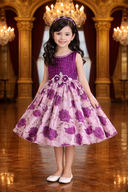 Baby Girls Party Wear Dress/Floral Dress
