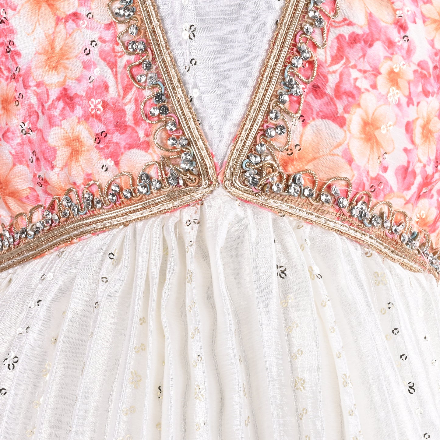 Buy Premium Baby Girls Ethnic Dress Online | Girls Onam Kasavu Frocks