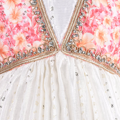Buy Premium Baby Girls Ethnic Dress Online | Girls Onam Kasavu Frocks