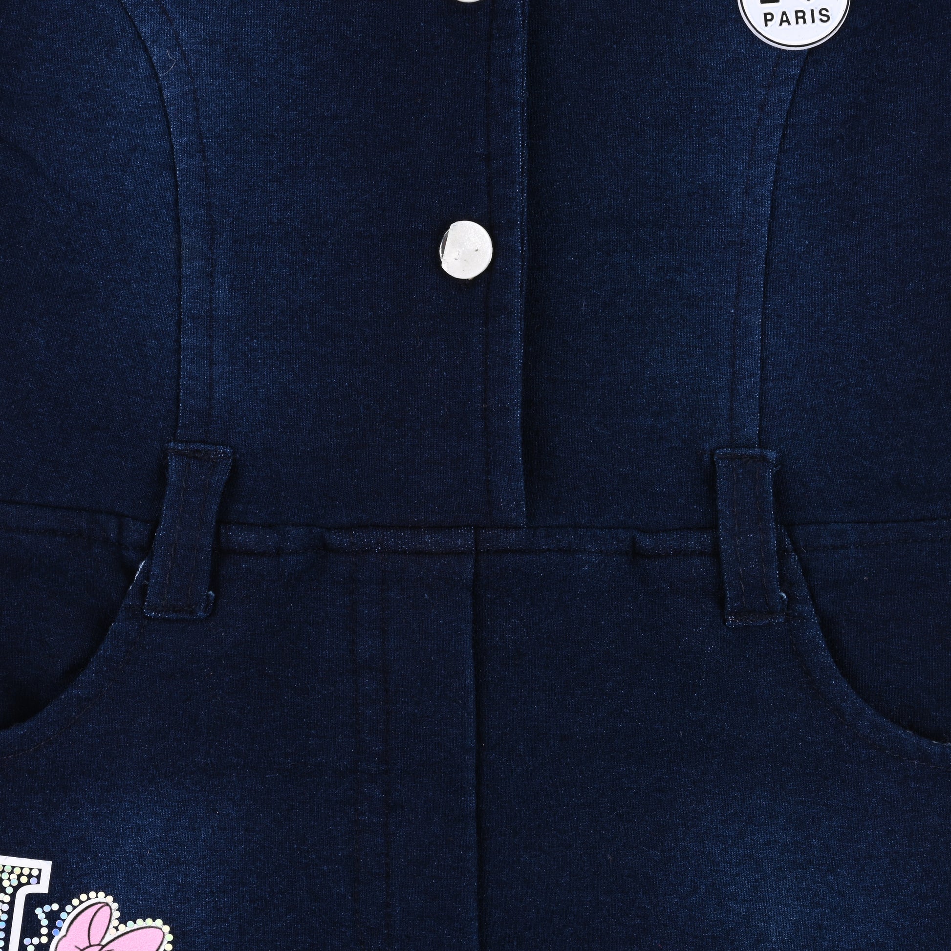 girls denim cotton dress 